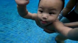 baby swimming lessons Singapore indoor heated pool
